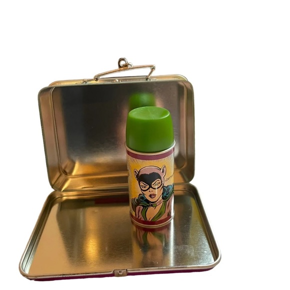 Hallmark Keepsake Super Friends Lunch Box Set (2000) DC Comics with Thermos - Picture 6 of 8
